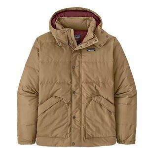 New Patagonia Downdrift Hoody Jacket Coat Brown Insulated Puffer Mens XL and XXL